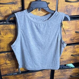 All in Motion Light Gray Sleeveless Muscle Tee